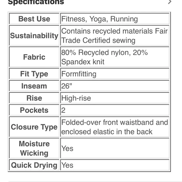 NWT Women’s Patagonia Maipo 7/8 Tights Leggings Workout Pants - Burl Red - Picture 9 of 9